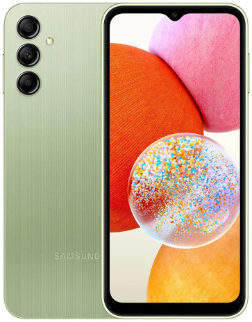 Смартфон Samsung Galaxy A14 4/128 Гб, Dual nano SIM, светло-зеленый