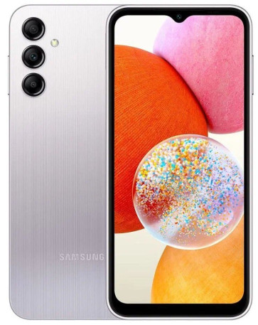 Смартфон Samsung Galaxy A14 4/128 Гб, Dual nano SIM, серебристый