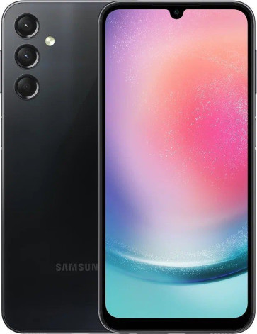 Смартфон Samsung Galaxy A24 6/128 Гб, Dual nano SIM, черный